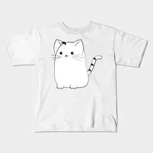 Cute cat with red nose Kids T-Shirt